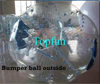 Doğa Sporları Şişme Vücut Tampon Topu 1.00mm PVC Zorb Tampon Topu
