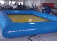 Sqaure Yumuşak PVC Tente Şişme Su Havuzları Aile Kullanımı İçin