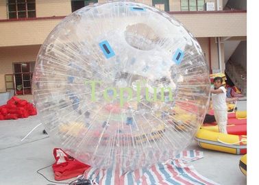 PVC Şişme Zorb Topu Yüksek frekanslı Rulo Zorbing Topu Temizle