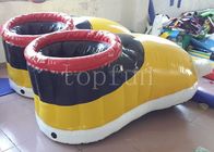 Sarı PVC Şişme Ayakkabı Yürüyüş İçin Ilginç Şişme Futbol Sahası