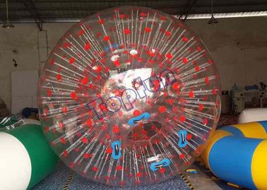 Kişisel Parti için Güvenli Kolları ile Plato PVC Red Dot Vücut Zorb Topu