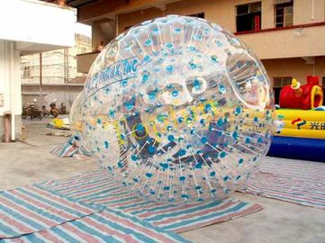 Komik Etkinlikler CE için 3 Kişilik 75 Kg Renkli Şişme Zorbing Topu