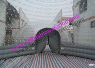 İki 8m Kombine Şişme Balon Çadır, Etkinlik Açık Gri PVC Dome Çadır