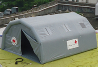 Gri PVC Şişme Acil Çadır Tıbbi Açık Geçici Barınak