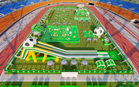 Dünya kupası futbol Şişme Su Parkı Yüzme Havuzu oyun alanı