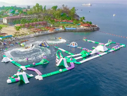 Açık Infaltable Yüzen deniz Su Parkı Oyunları Engel Kursu