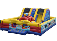 Rocket Inflatable Fun Obstacle Course , Entertainment Obstacle Course