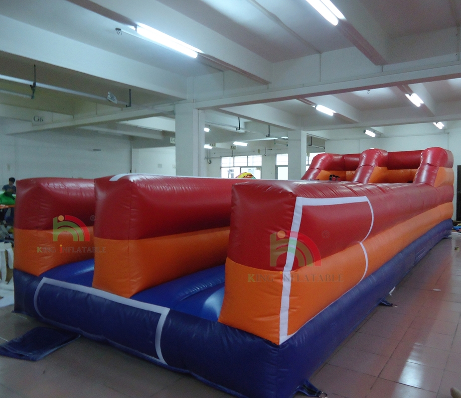 Outdoor Inflatable Bungee Run Game for Two People Challenge Race Dual Lanes Interactive Inflatable Games