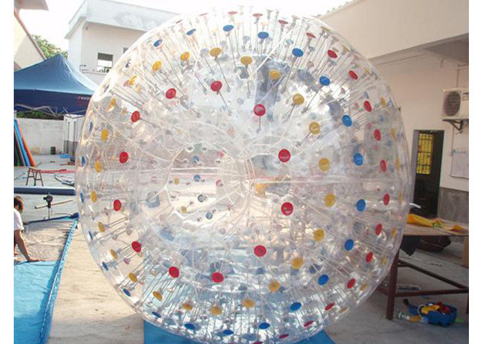 Çocuklar İçin Renkli PVC Şişme Zorb Topu / Şişme Rolling Ball Eğlenin