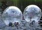 Transparent Family Amusement Inflatable Walk On Water Ball 1.0mm PVC / PTU Ball