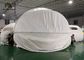 Semi Clear Inflatable bubble hotel Tent with curtain for hotel building